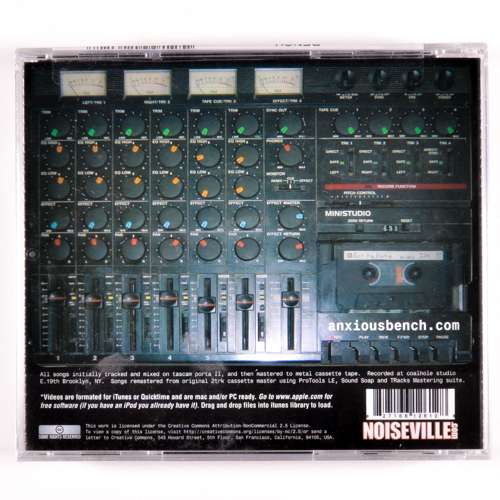 Bench Anxious Bench 1987 Remaster Get Hip Recordings